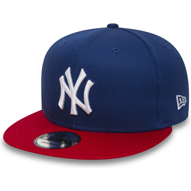 petten-plat-blauw-snapback-ajustable-9fifty-cotton-block-van-new-york-yankees-mlb-van-new-era
