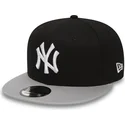 petten-plat-zwart-snapback-ajustable-9fifty-cotton-block-van-new-york-yankees-mlb-van-new-era