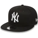 petten-plat-zwart-snapback-ajustable-9fifty-white-on-black-van-new-york-yankees-mlb-van-new-era