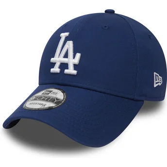 Petten gebogen blauw verstelbaar 9FORTY Essential van Los Angeles Dodgers MLB van New Era