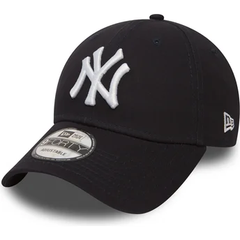 Petten gebogen marineblauw verstelbaar 9FORTY Essential van New York Yankees MLB van New Era