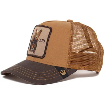 petten-gebogen-bruin-snapback-voor-kinderen-osezno-baby-cub-the-farm-van-goorin-bros