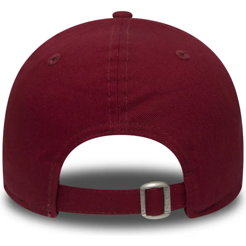 petten-gebogen-rood-verstelbaar-cardenal-9forty-essential-van-new-york-yankees-mlb-van-new-era