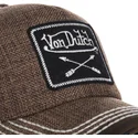 petten-gebogen-bruin-verstelbaar-arrow02-van-von-dutch