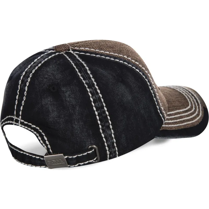 petten-gebogen-bruin-verstelbaar-arrow02-van-von-dutch
