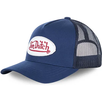 Petten gebogen blauw verstelbaar BMMARI van Von Dutch