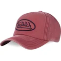petten-gebogen-rood-verstelbaar-bob04-van-von-dutch