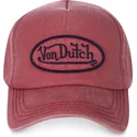 petten-gebogen-rood-verstelbaar-bob04-van-von-dutch