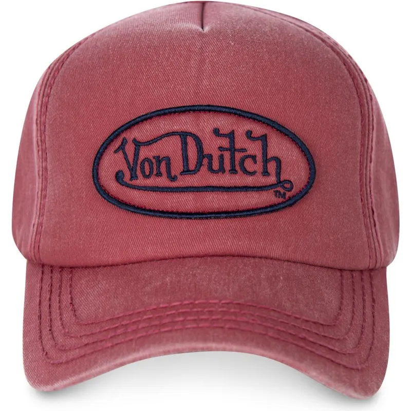 petten-gebogen-rood-verstelbaar-bob04-van-von-dutch