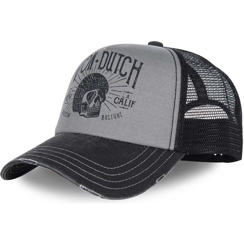 petten-gebogen-grijs-verstelbaar-crew1-van-von-dutch