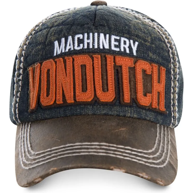 petten-gebogen-blauw-verstelbaar-efecto-vaquero-donald01-van-von-dutch