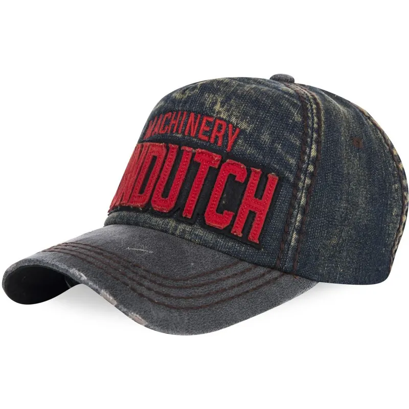 petten-gebogen-blauw-verstelbaar-efecto-vaquero-donald03-van-von-dutch