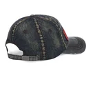 petten-gebogen-blauw-verstelbaar-efecto-vaquero-donald03-van-von-dutch
