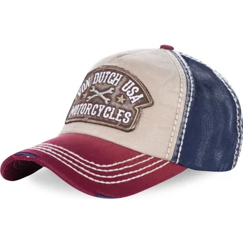 Petten gebogen wit verstelbaar DYLAN02 van Von Dutch
