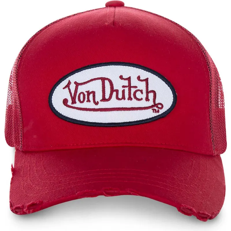 petten-gebogen-rood-snapback-fresh01-van-von-dutch