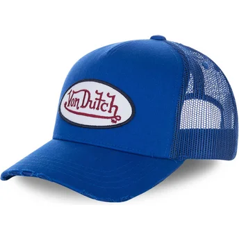 Petten gebogen blauw snapback FRESH02 van Von Dutch