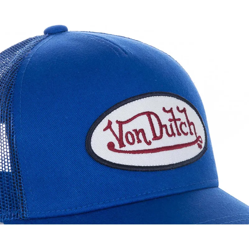 petten-gebogen-blauw-snapback-fresh02-van-von-dutch
