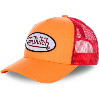Petten gebogen oranje snapback FRESH03 van Von Dutch