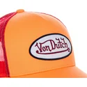 petten-gebogen-oranje-snapback-fresh03-van-von-dutch