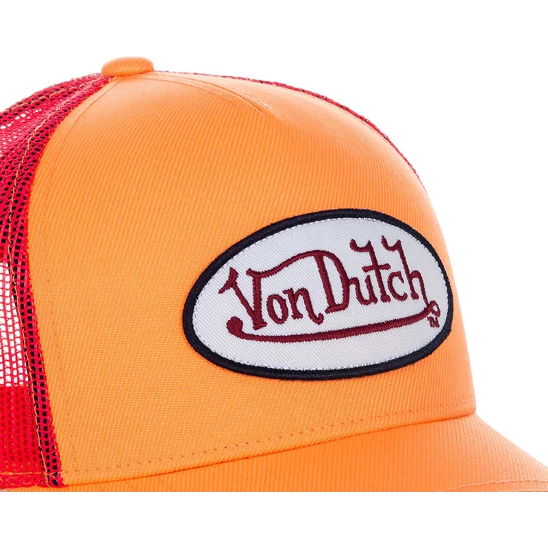 petten-gebogen-oranje-snapback-fresh03-van-von-dutch
