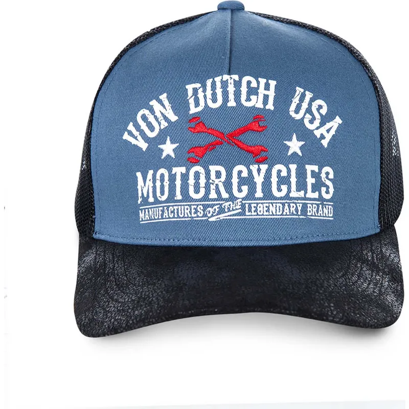 petten-gebogen-blauw-snapback-gar-van-von-dutch