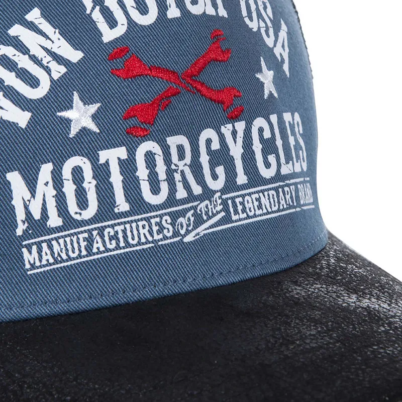 petten-gebogen-blauw-snapback-gar-van-von-dutch