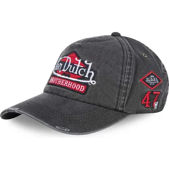 Petten gebogen grijs verstelbaar JACKBRB van Von Dutch