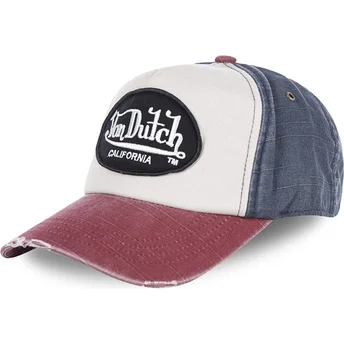 Petten gebogen wit verstelbaar JACKBWR van Von Dutch