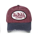 petten-gebogen-rood-verstelbaar-jackrb-van-von-dutch