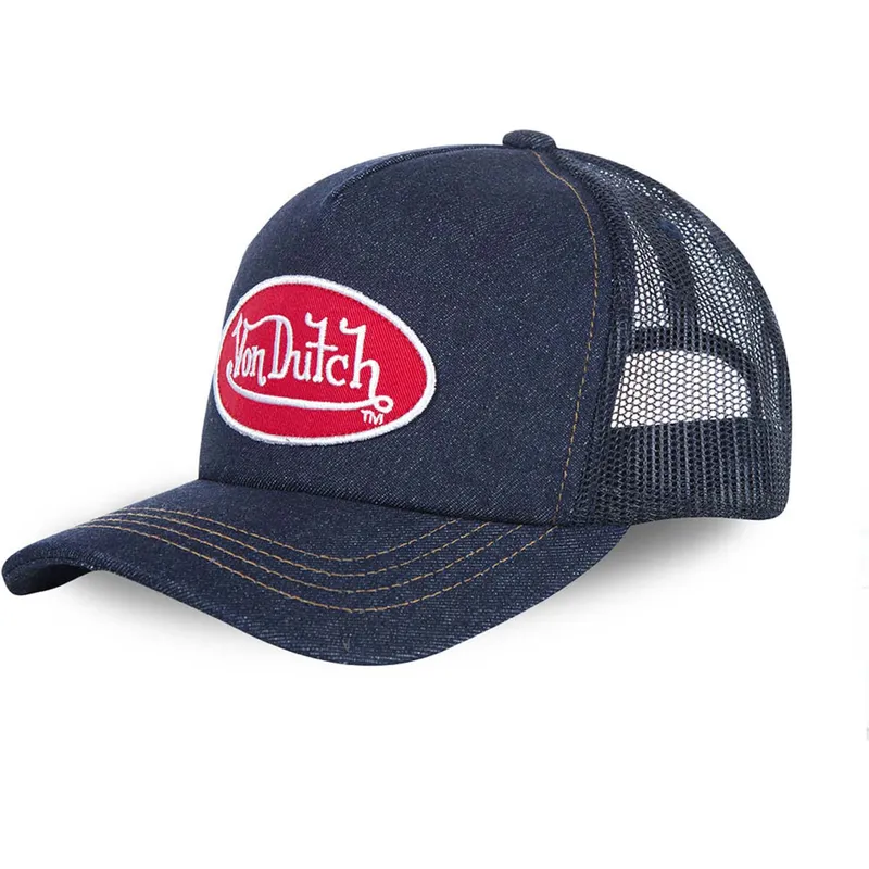 petten-gebogen-marineblauw-snapback-logjb-van-von-dutch