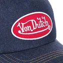petten-gebogen-marineblauw-snapback-logjb-van-von-dutch