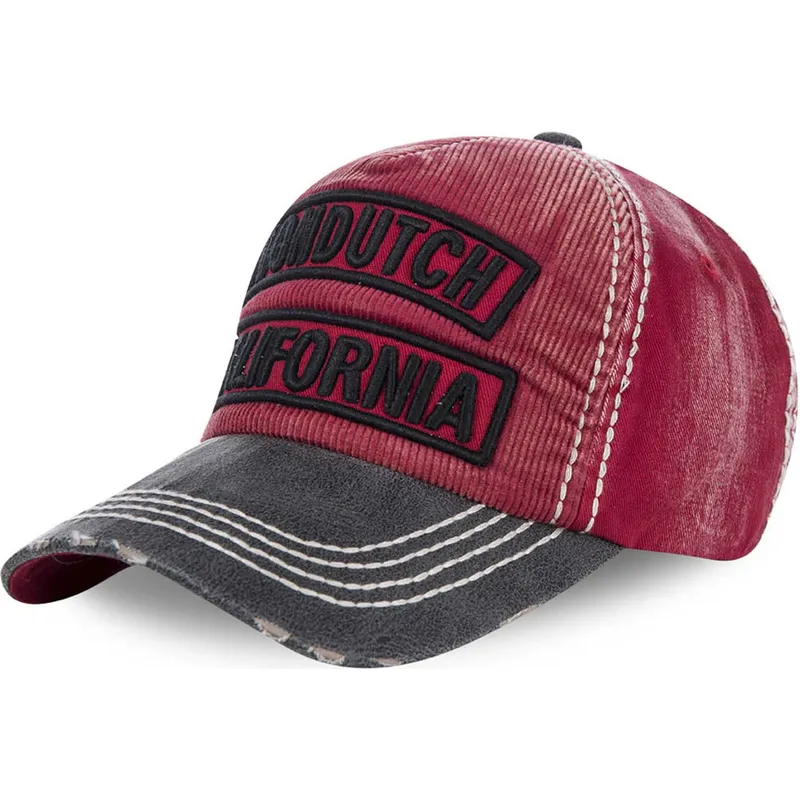 petten-gebogen-rood-verstelbaar-niles02-van-von-dutch