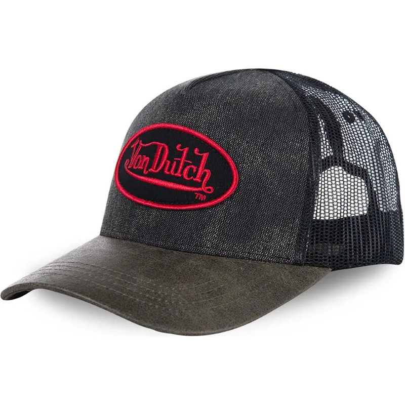 petten-gebogen-zwart-snapback-rob-van-von-dutch