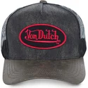 petten-gebogen-zwart-snapback-rob-van-von-dutch