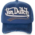 petten-gebogen-blauw-verstelbaar-signa02-van-von-dutch