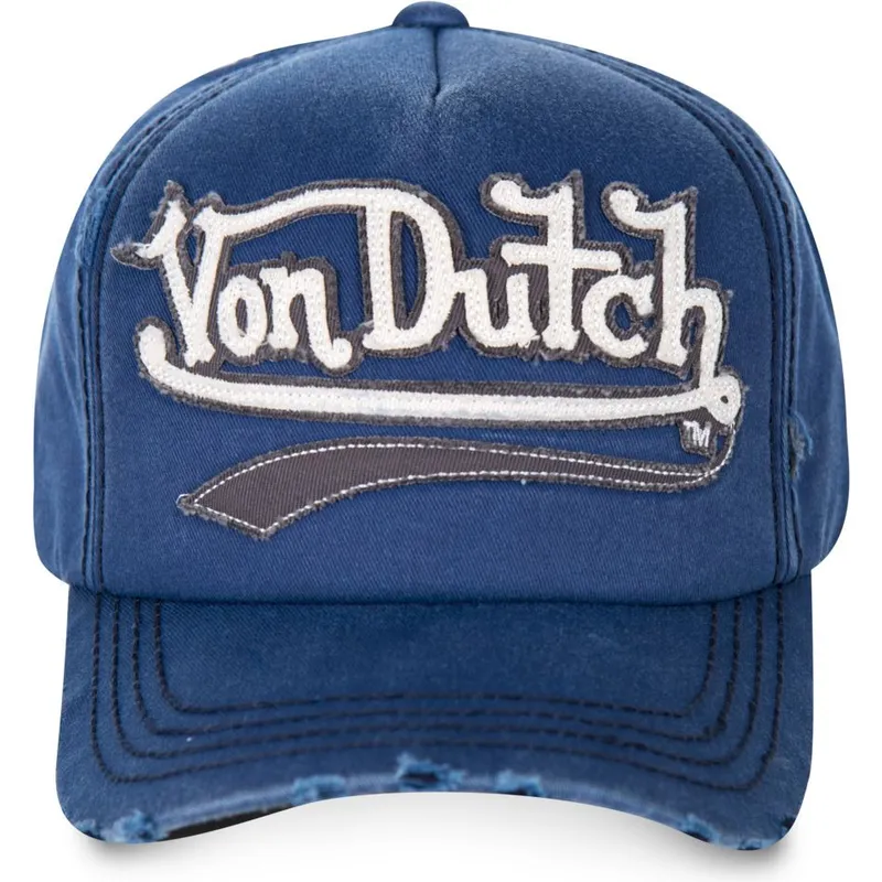 petten-gebogen-blauw-verstelbaar-signa02-van-von-dutch