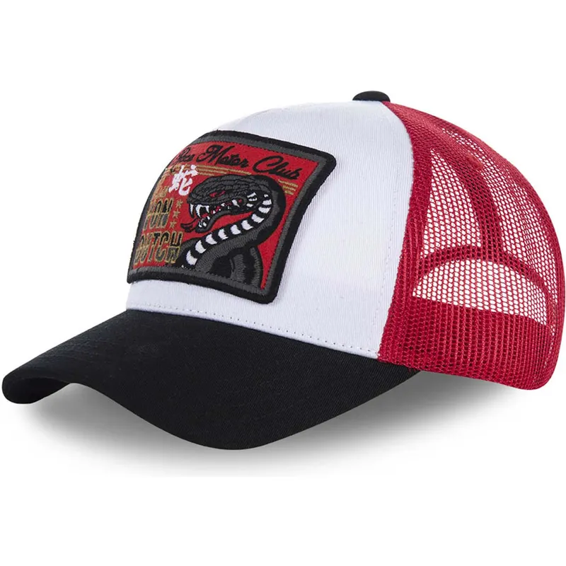 petten-gebogen-wit-snapback-snake-van-von-dutch