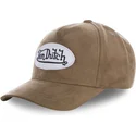 petten-gebogen-bruin-verstelbaar-suede4-van-von-dutch