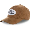 petten-gebogen-bruin-verstelbaar-suede5-van-von-dutch