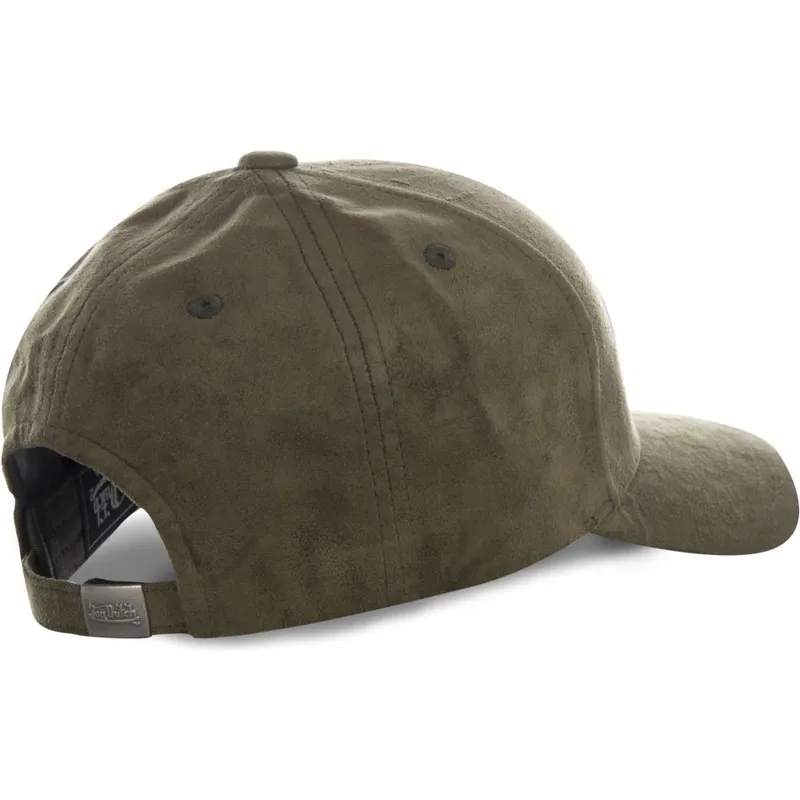 petten-gebogen-groen-verstelbaar-suede6-van-von-dutch