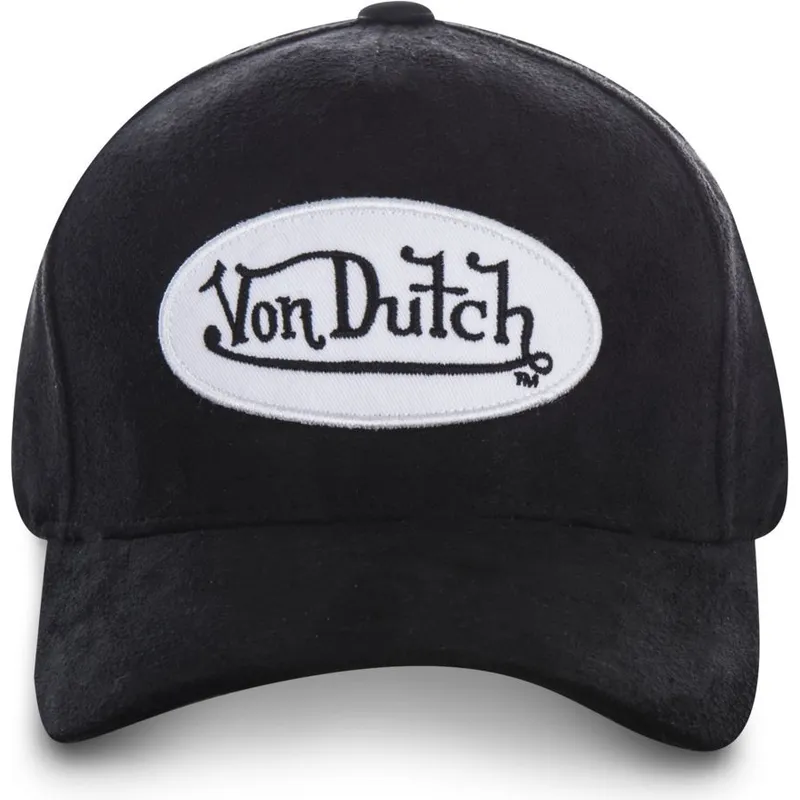 petten-gebogen-zwart-verstelbaar-suede7-van-von-dutch