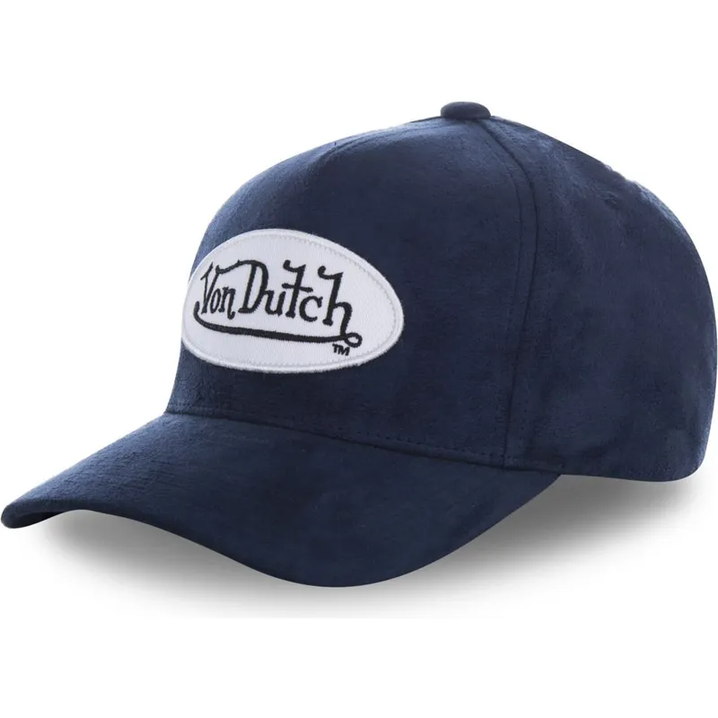 petten-gebogen-marineblauw-verstelbaar-suede8-van-von-dutch
