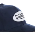 petten-gebogen-marineblauw-verstelbaar-suede8-van-von-dutch