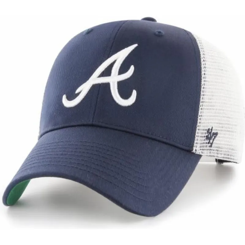 petten-gebogen-marineblauw-snapback-van-atlanta-braves-mlb-van-47-brand