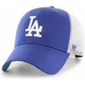 petten-gebogen-blauw-snapback-van-los-angeles-dodgers-mlb-van-47-brand