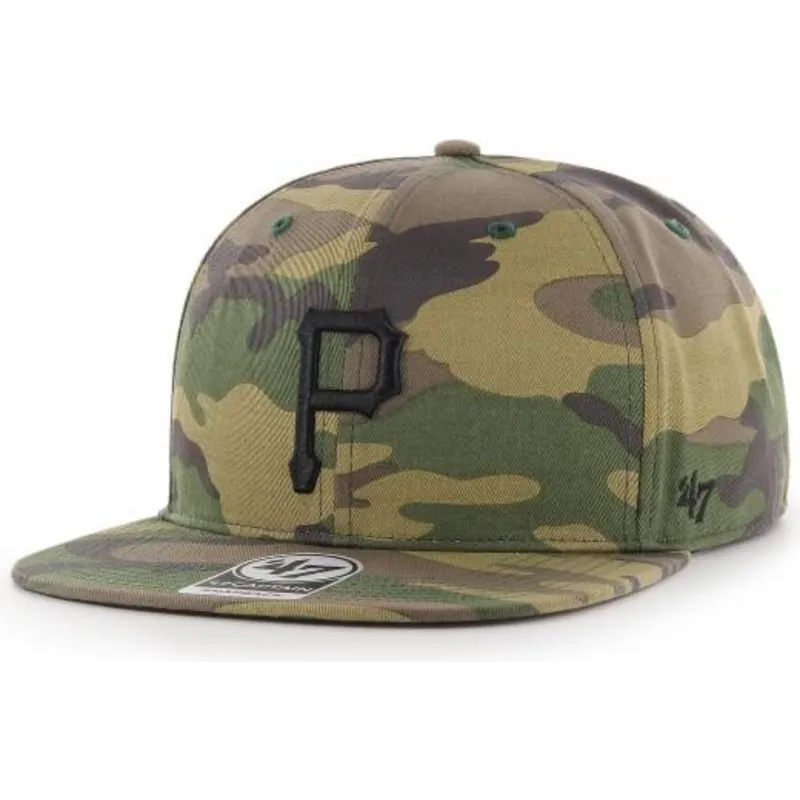 petten-plat-camouflage-snapback-van-pittsburgh-pirates-mlb-van-47-brand