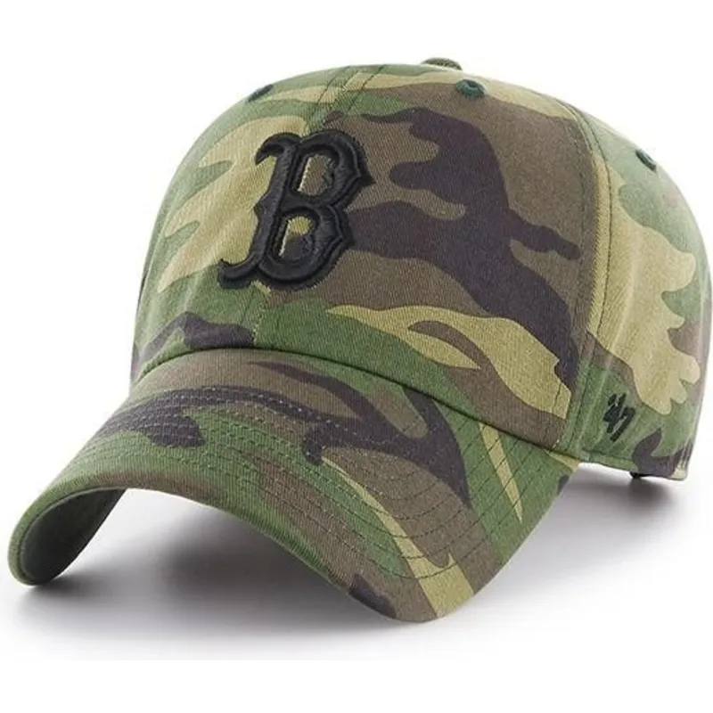 petten-gebogen-camouflage-verstelbaar-van-boston-red-sox-mlb-van-47-brand