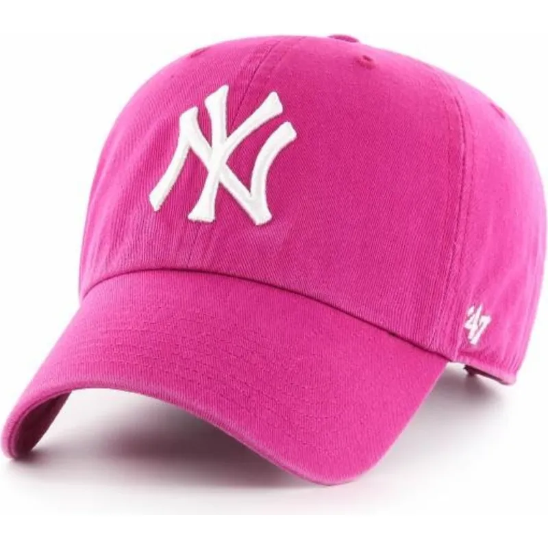 petten-gebogen-roze-verstelbaar-orquidea-van-new-york-yankees-mlb-van-47-brand
