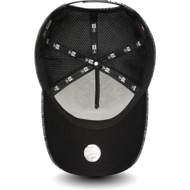 petten-gebogen-grijs-snapback-a-frame-jaspeado-van-new-york-yankees-mlb-van-new-era