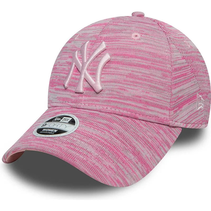 petten-gebogen-roze-verstelbaar-9forty-van-new-york-yankees-mlb-van-new-era